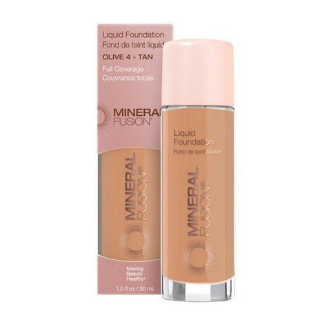 Mineral Fusion, Olive 4 Tan Liquid Foundation, 1 Oz Mineral Fusion