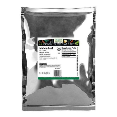 Frontier Coop, Organic Mullein Leaf Cut & Sifted, 16 Oz Frontier Coop