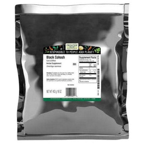 Frontier Coop, Black Cohosh Root Cut & Sifted, 1 Lb Frontier Coop