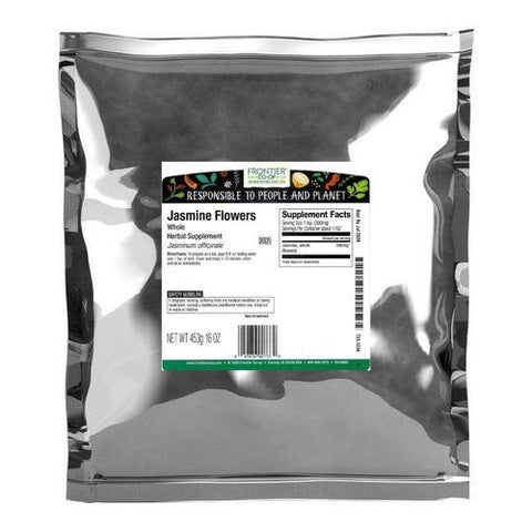 Frontier Coop, Jasmine Flowers Whole, 16 Oz Frontier Coop