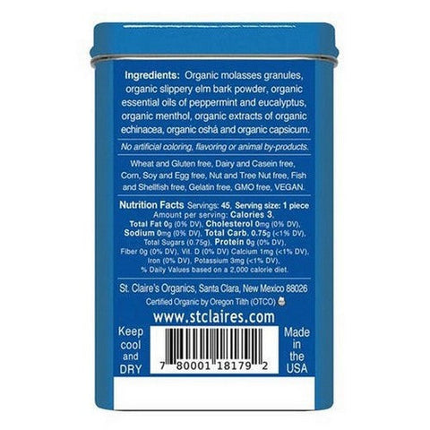 South Of France Soaps, Organic Throat Soothers, 1.38 Oz
