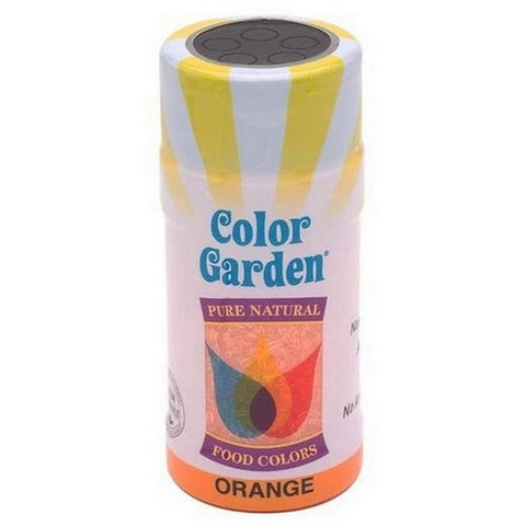 Color Garden, Orange Natural Sugar Crystals, 3 Oz Color Garden