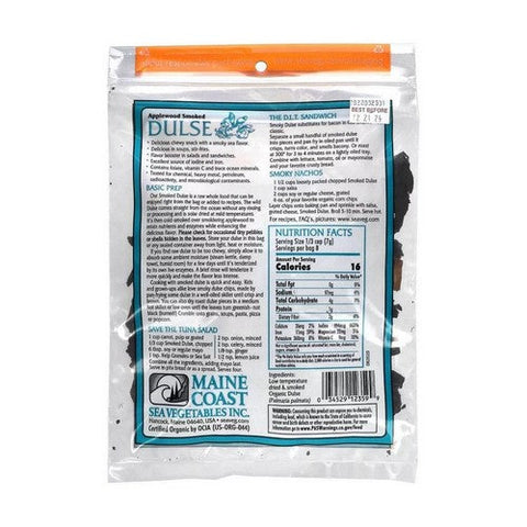 Maine Coast Sea Vegetables, Applewood Smoked Dulse Leaf, 2 Oz Maine Coast Sea Vegetables