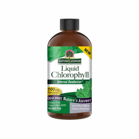 Nature's Answer, Chlorophyll Liquid, 100 Mg, 16 Oz Nature's Answer