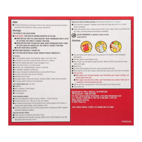 Thermacare, Joint Pain Therapy Heatwraps, 4 Count