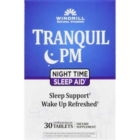 Windmill, Tranquil PM, 30 Tablets Windmill