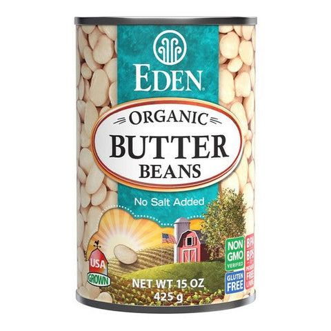 Eden Foods, Organic Butter Beans Baby Lima, 15 Oz (Case Of 12) Eden Foods