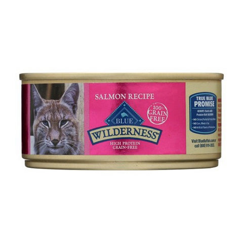 Wilderness Grain Free Premium Wet Cat Food Salmon Recipe 5.5 Oz (Case Of 24) by Blue Buffalo