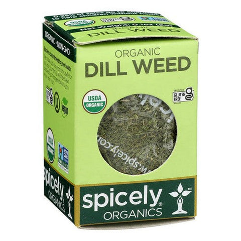 Spicely Organics, Organic Dill Weed, 0.1 Oz (Case Of 6) Spicely Organics