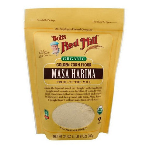 Bobs Red Mill, Organic Masa Harina, 24 Oz(Case Of 4) Bobs Red Mill