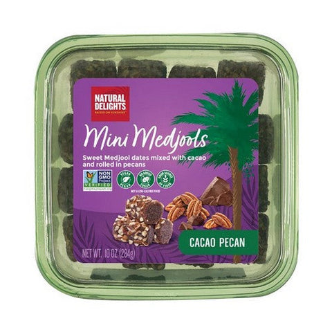 Bard Valley, Cocoa And Pecans Medjool Date Rolls, 10 Oz(Case Of 12) Bard Valley