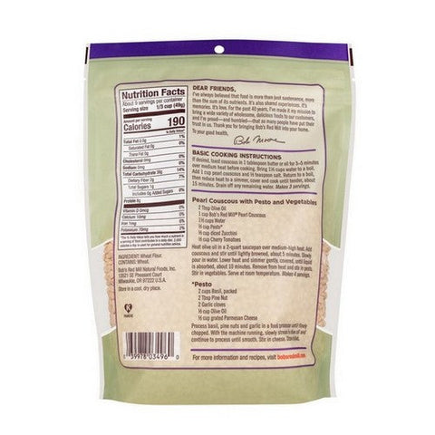Bobs Red Mill, Traditional Pearl Couscous, 16 Oz(Case Of 4) Bobs Red Mill