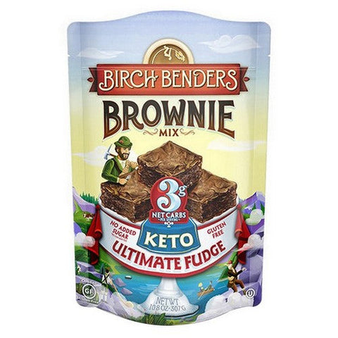Birch Benders, Keto Ultimate Fudge Brownie, 10.8 Oz(Case Of 6) Birch Benders