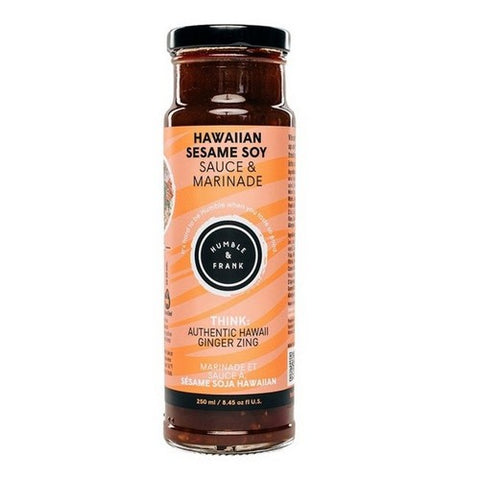 Humble And Frank Foods, Hawaiian Sesame Soy Sauce And Marinade, 8.45 Oz(Case Of 6) Humble And Frank Foods