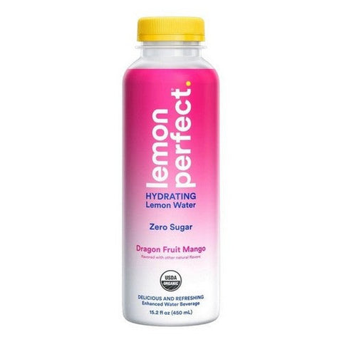 Lemon Perfect, Hydrating Lemon Water Dragon Fruit Mango, 15.2 Oz(Case Of 12)