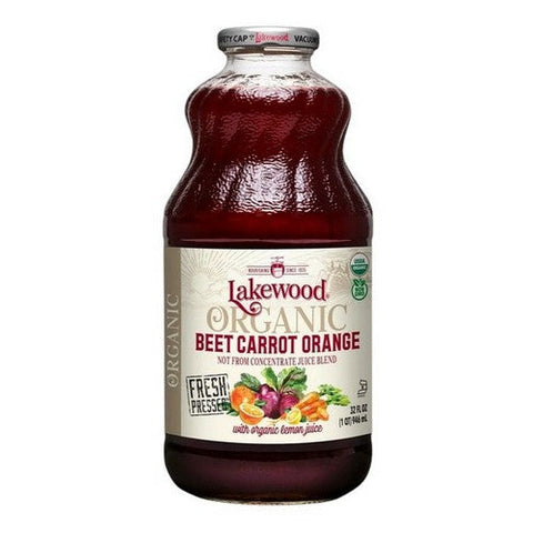 Lakewood Organic, Organic Beet Carrot Orange Juice, 32 Oz (Case Of 6) Lakewood Organic