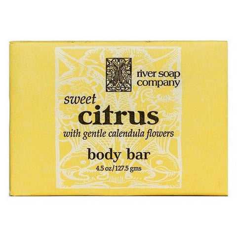 River Soap Company, Sweet Citrus Soap, 4.5 Oz(Case Of 12) River Soap Company