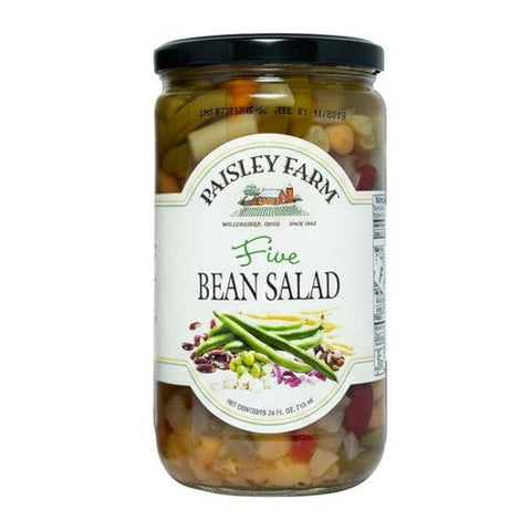 Paisley Farm, Five Bean Salad, 24 Oz(Case Of 6) Paisley Farm