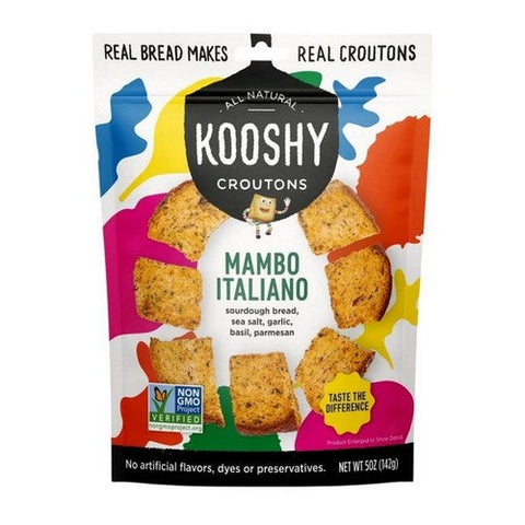 Kooshy, Mambo Italiano Croutons, 5 Oz(Case Of 6) Kooshy