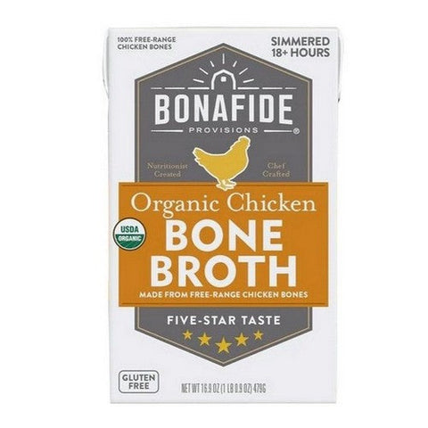Bonafide Provisions, Organic Chicken Bone Borth Dry, 16.9 Oz(Case Of 6) Bonafide Provisions
