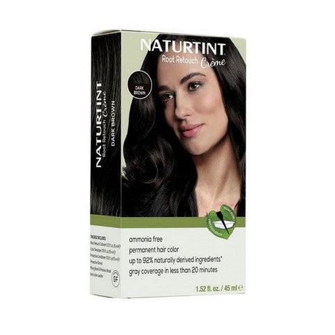 Naturtint, Root Retouch Creme Permanent Hair Color Dark Brown, 1.52 Oz Naturtint