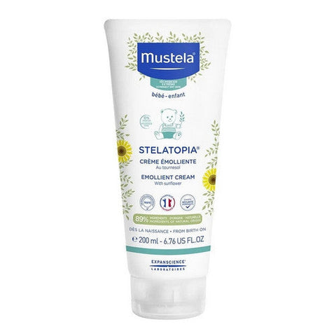 Mustela, Stelatopia Emollient Baby Cream With Sunflower, 6.76 Oz Mustela