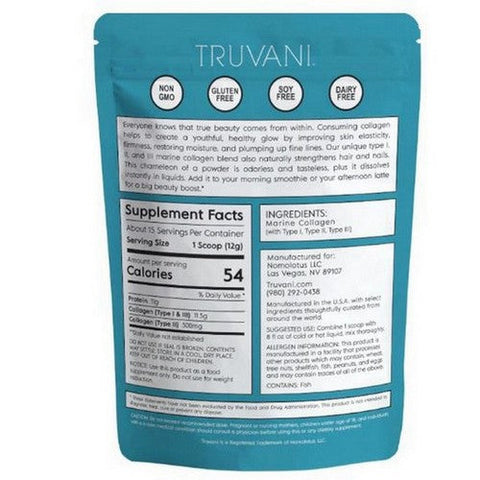 Truvani, Wild Caught Marine Collagen, 6.35 Oz Truvani