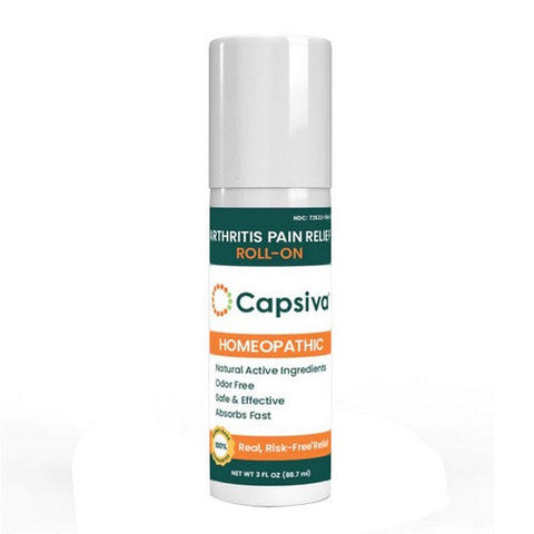 Capsiva, Arthritis Pain Relief Roll On Gel, 3 Oz Capsiva