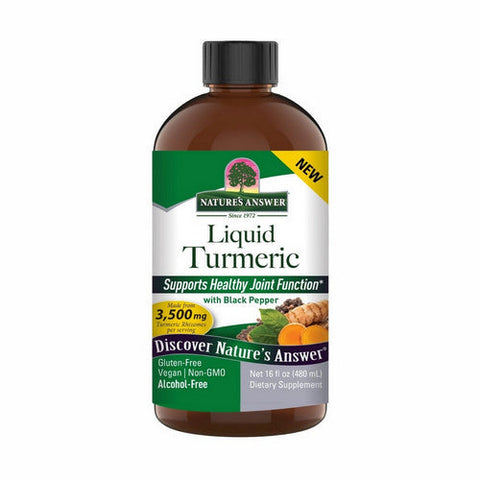 Nature's Answer, Liquid Turmeric With Black Pepper, 3500 Mg, 16 Oz Nature's Answer