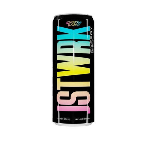 JST WRK Energy Drink Unicorn Blood 16 Oz (12 Count) by JST WRK Energy