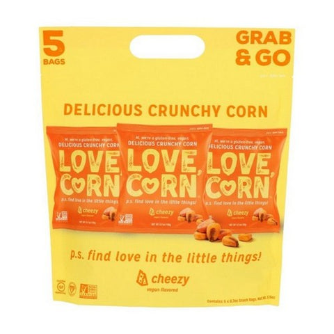 Love Corn, Roasted Corn Cheesy Snack Multi, 3.5 Oz (Case Of 8) Love Corn