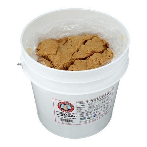 Miso Master, Organic Bucket Mellow White Miso, 15 Lb Miso Master