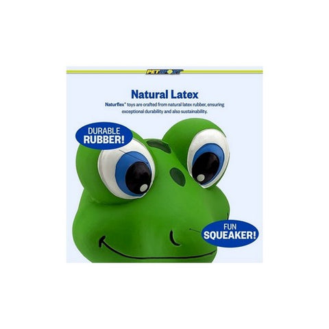 Petsport, Naturflex Frog Latex Dog Toy, Babies / 4.25 Inches, Green Petsport