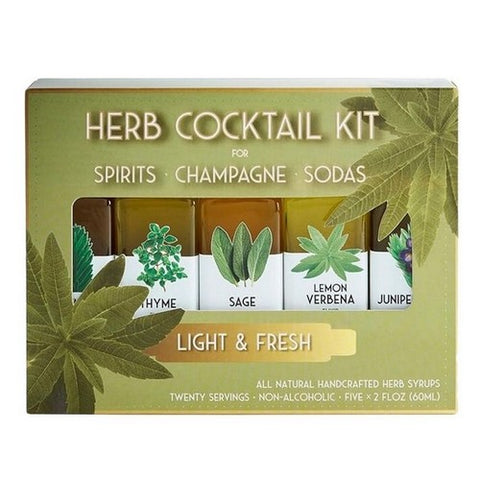 Light And Fresh Cocktail Kit Bottles 2 Oz by Floral Elixir Co.