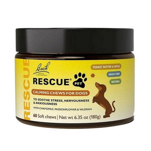 Bach, Peanut Butter And Apple Calming Chews For Dogs, 60 Count Bach