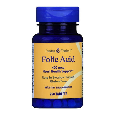 Folic Acid 250 Tabs by Foster And Thrive