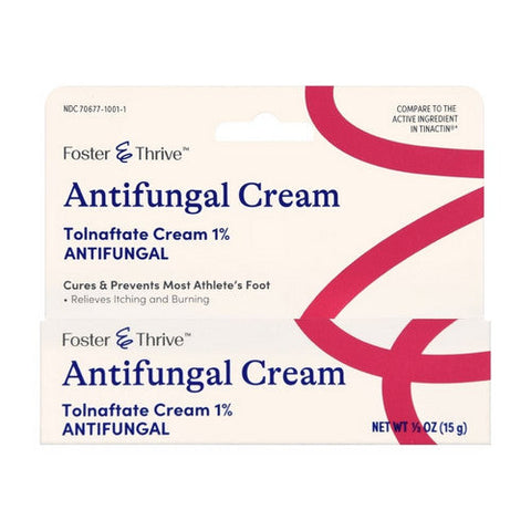 Foster And Thrive, Antifungal Tolnaftate Cream 1%, 0.5 Oz Foster And Thrive