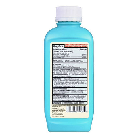 Foster And Thrive, Maximum Strength Antacid And Antigas Alumina Magnesia And Simethicone Oral Suspension Original, 12 Oz Foster And Thrive
