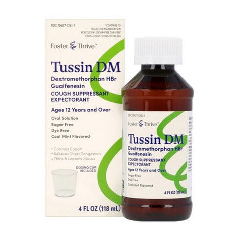 Foster And Thrive, Tussin Dm, 4 Oz