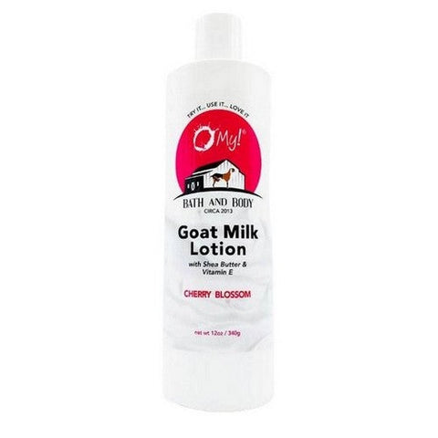 O MY!, Goat Milk Lotion Cherry Blossom, 12 Oz O MY!