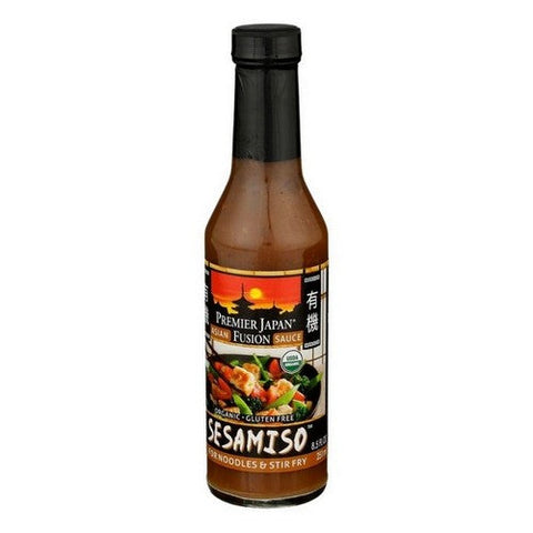 Premier Japan, Organic Sesame Soy Asian Fusion Sauce For Noodles And Stir Fry, 8.5 OZ (Case Of 12) Premier Japan