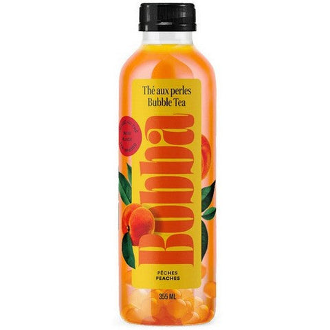 Bobba, Bubble Tea Peach, 12 Oz (Case Of 6) Bobba