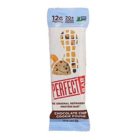 Perfect Bar, Perfect Bar Chocolate Chip Cookie Dough, 2.18 Oz X 4 Count (Case Of 4) Perfect Bar