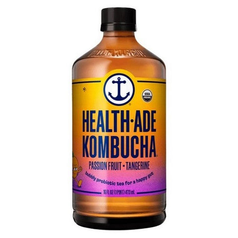 Health-Ade, Passionfruit Tangerine Kombucha, 16 Oz (Case Of 12) Health-Ade