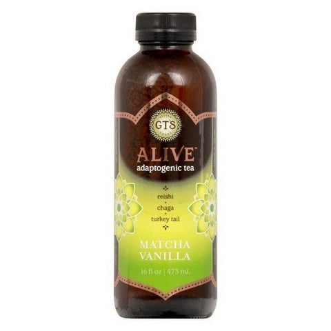 GT's, Matcha Vanilla Adaptogenic Tea, 16 Oz (Case Of 12)