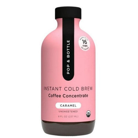 Pop & Bottle, Super Concentrate Caramel Coffee, 8 Oz (Case of 6) Pop & Bottle