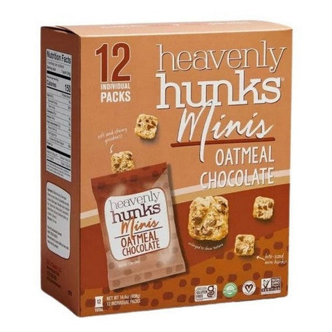 Heavenly Hunks, Oatmeal Chocolate Chip Mini Cookie Bites, 14 .4 Oz (Case Of 6) Heavenly Hunks