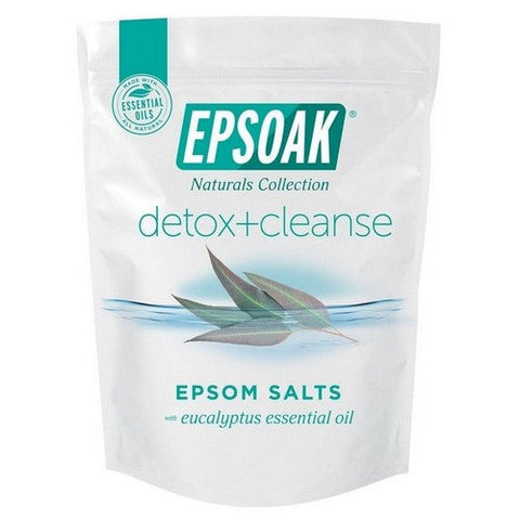 Epsoak, Epsom Salt Detox Cleanse Eucalyptus Essential Oil, 2 Lbs (Case Of 6) Epsoak