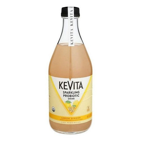 Kevita, Sparkling Probiotic Drink Lemon Ginger, 40 Oz (Case Of 6) Kevita