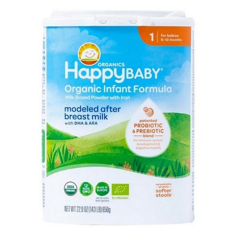 Happy Baby Food, Stage 1 Infant Formula, 22.9 Oz (Case Of 6) Happy Baby Food